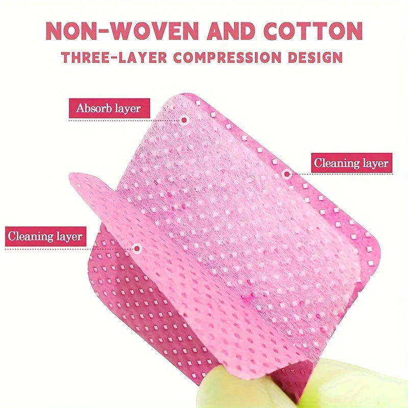 Lint-Free Nail Wipes – 20–600 Pack