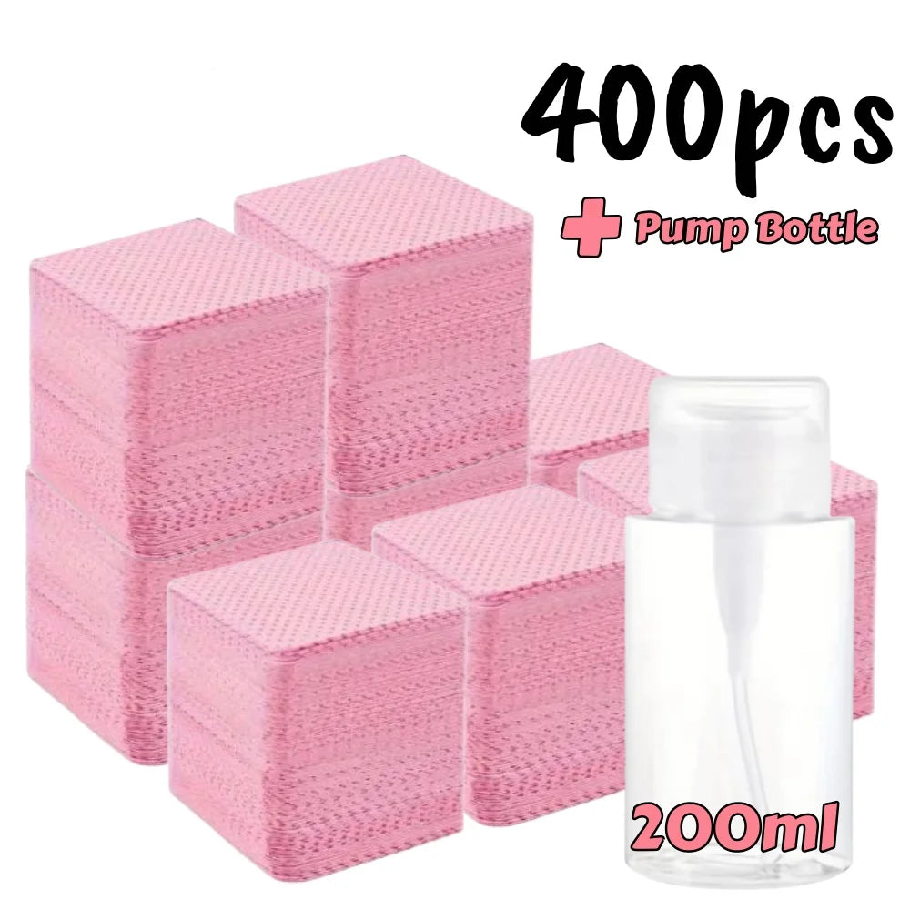 Lint-Free Nail Wipes – 20–600 Pack