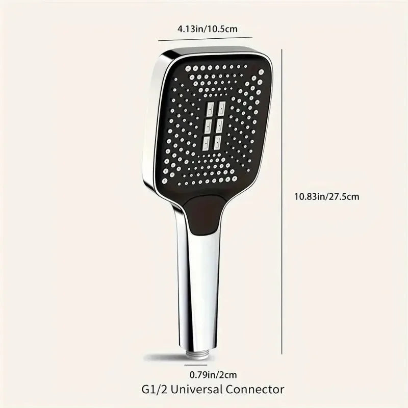 Adjustable 3-Mode High-Pressure Shower Head