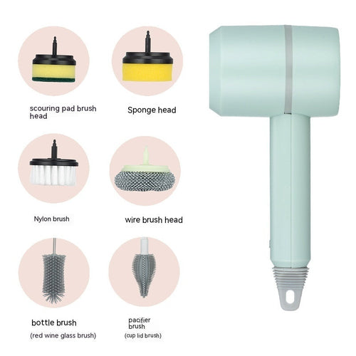 Cordless USB-Rechargeable Cleaning Brush