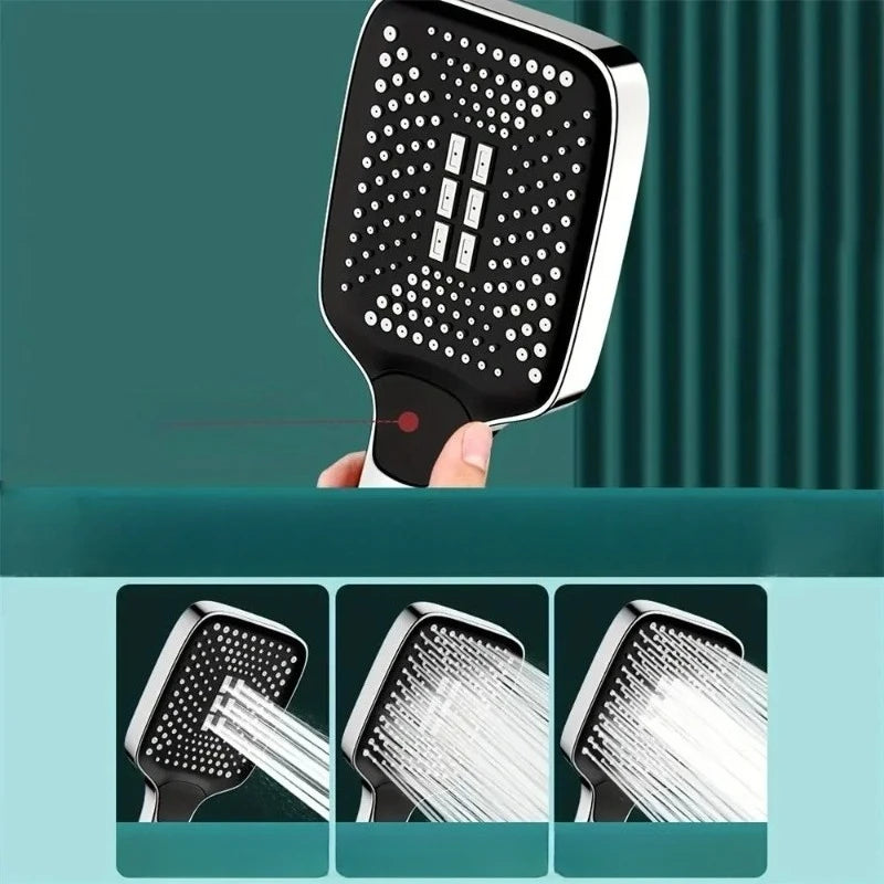 Adjustable 3-Mode High-Pressure Shower Head