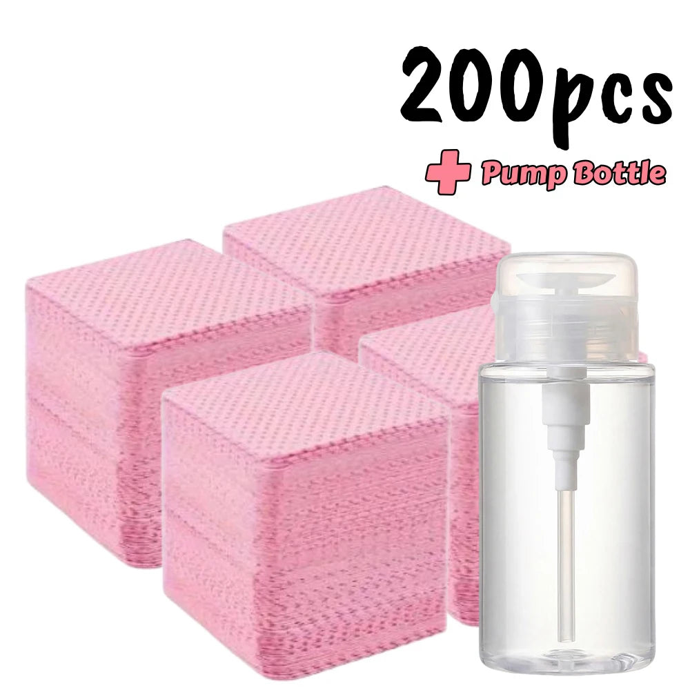 Lint-Free Nail Wipes – 20–600 Pack