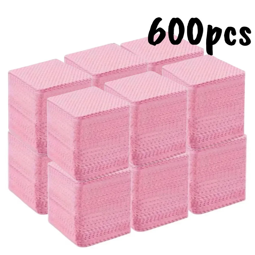 Lint-Free Nail Wipes – 20–600 Pack